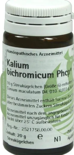 Kalium Bichromicum Phcp Globuli 20 G
