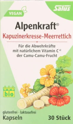 Kapuzinerkresse Meerrettich Kapseln Alpenkraft 30 Stück