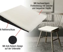 Keilkissen mit weichem Frotteebezug 1 Stück