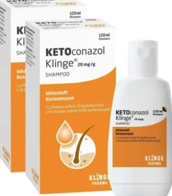 KETOconazol Klinge 20 mg pro g Shampoo 2 x 120 ml
