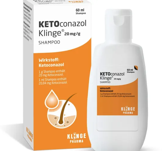 KETOconazol Klinge 20 mg pro g Shampoo 60 ml
