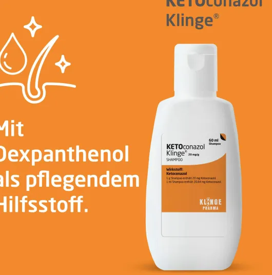 KETOconazol Klinge 20 mg pro g Shampoo 60 ml
