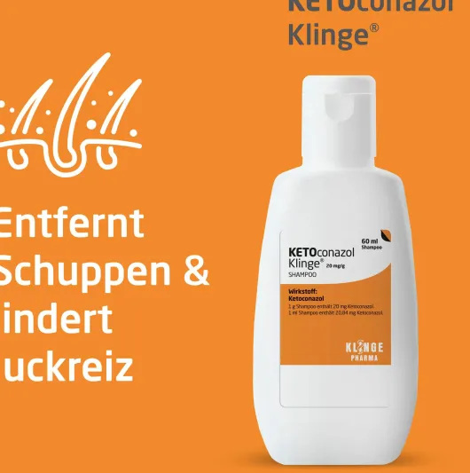 KETOconazol Klinge 20 mg pro g Shampoo 60 ml
