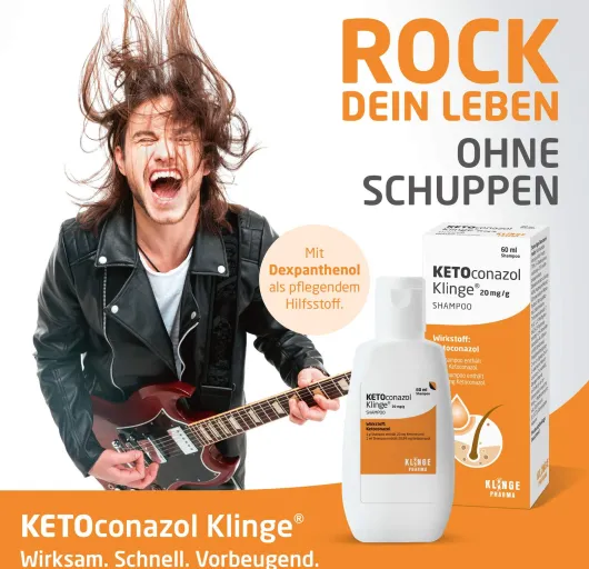KETOconazol Klinge 20 mg pro g Shampoo 60 ml
