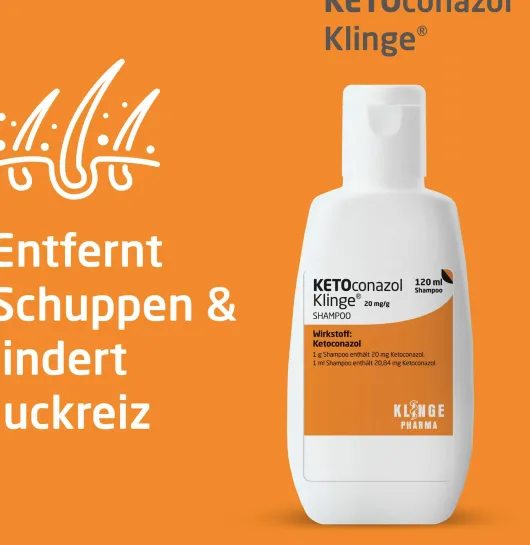 Ketoconazol Klinge 20 mg pro g Shampoo 120 ml