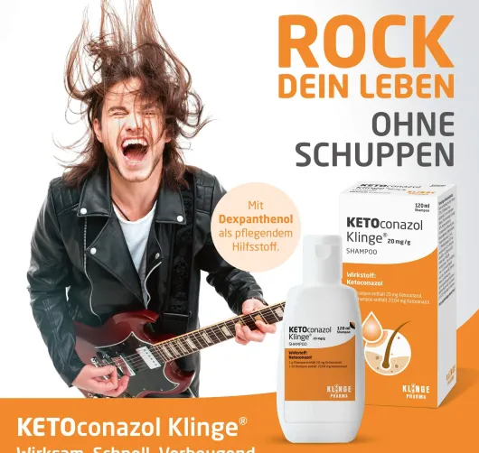 Ketoconazol Klinge 20 mg pro g Shampoo 120 ml