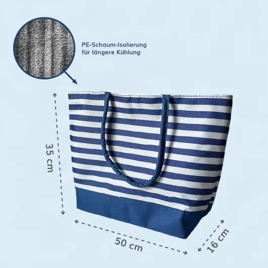 Kühltasche für Strand, Picknick, Camping oder Einkauf