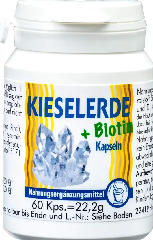 Kieselerde + Biotin 60 Kapseln