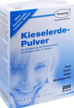 Kieselerde Pulver 200g - Gesunde Haare, Nägel, Haut