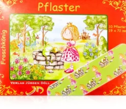 Kinderpflaster Froschkönig Briefchen