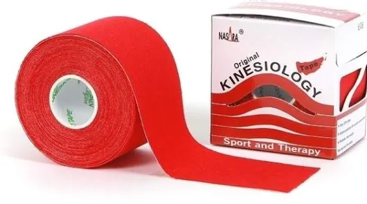 Kinesiotape Nasara 5cmx5m Rot