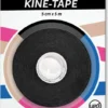 Kine Tape latexfrei Buddycare med 5 cm x 5 m schwarz 1 Stück