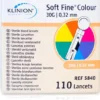 Klinion Soft Fine Colour 110 Lanzetten 30g