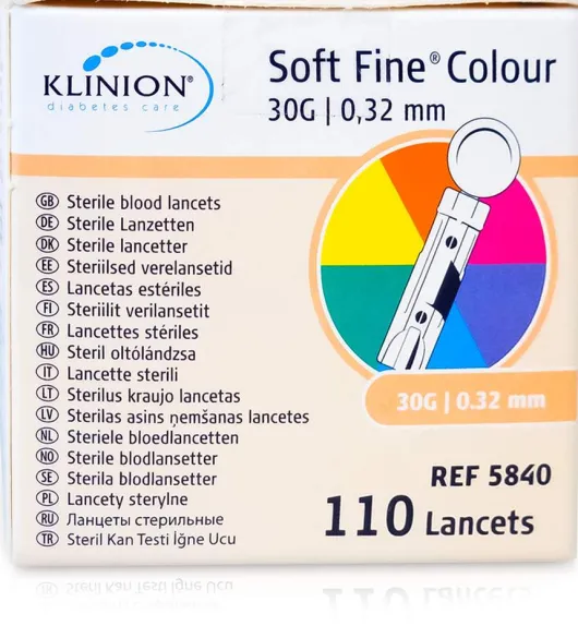 Klinion Soft Fine Colour 110 Lanzetten 30g