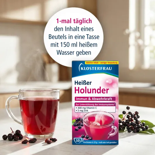 Klosterfrau Broncholind Heißer Holunder Granulat