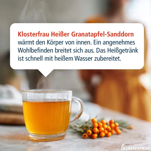 Klosterfrau Broncholind Heißer Granatapfel-Sanddorn Granulat 10...