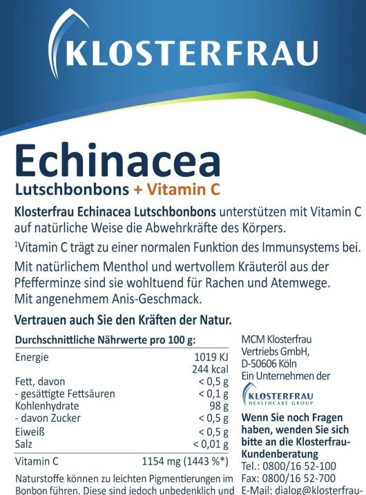Klosterfrau Echinacea Bonbons 24 Stk