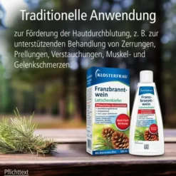 Klosterfrau Franzbranntwein Latschenkiefer Dosierflasche 200 ml