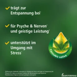Klosterfrau Hanföl 800 mg + Goldmohn 30 Weichkapseln