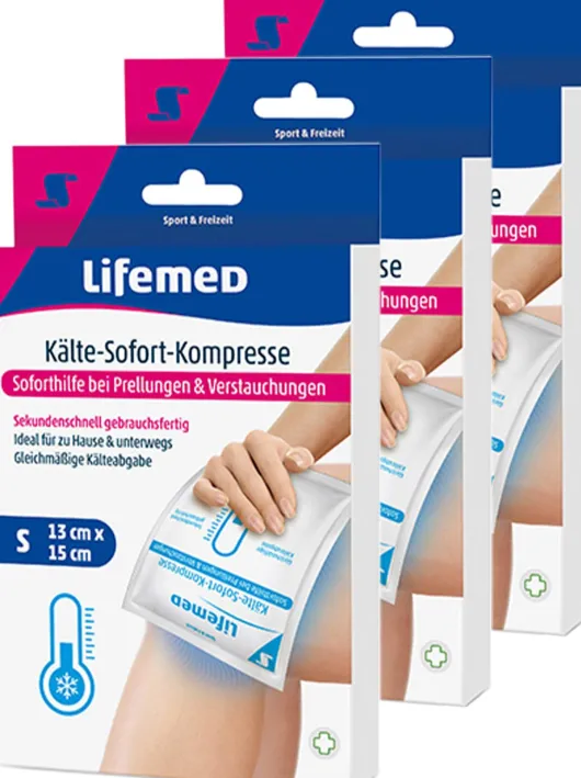 Kälte-Sofort-Kompresse 3er-Set