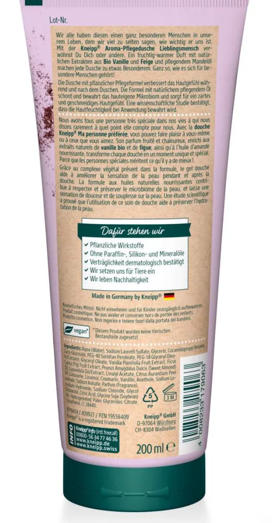 Kneipp Aroma Pflegedusche Lieblingsmensch 200 ml