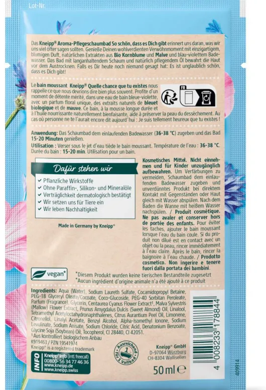 Kneipp Aroma-Pflegeschaumbad So Schön, Dass Es Dich Gibt 50 ml
