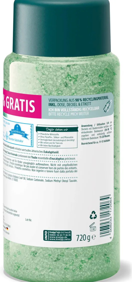Kneipp Badekristalle Erkältungszeit 720 G