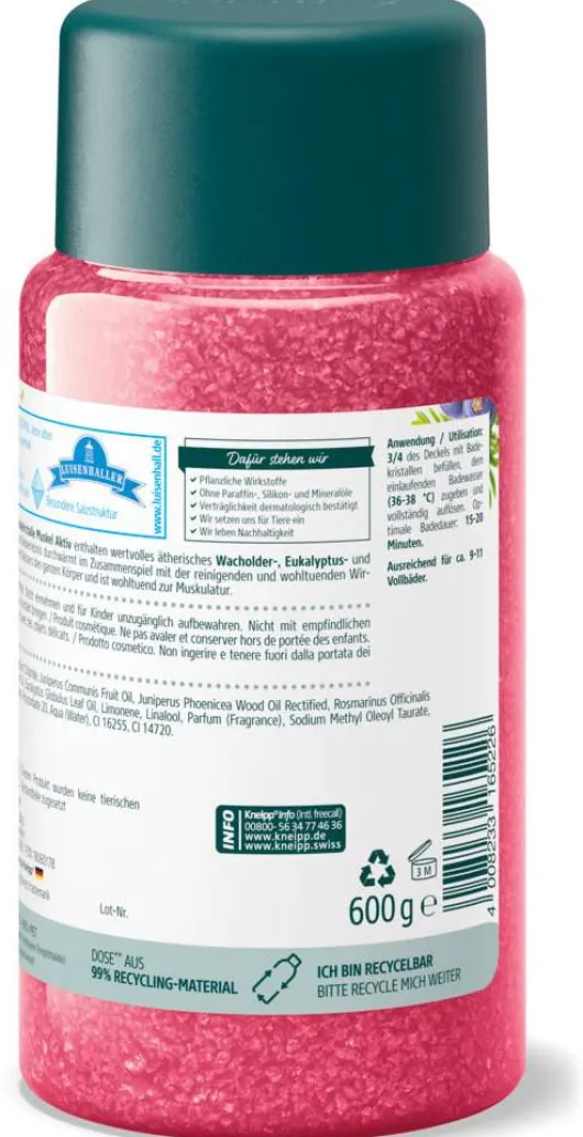 Kneipp Badekristalle Muskel Aktiv 600 G
