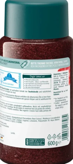 Kneipp Badekristalle Rücken & Schulter 600 G