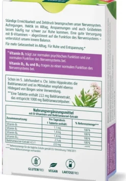 Kneipp Baldrian 1000 mg plus Vitamin B1 30 Tabletten