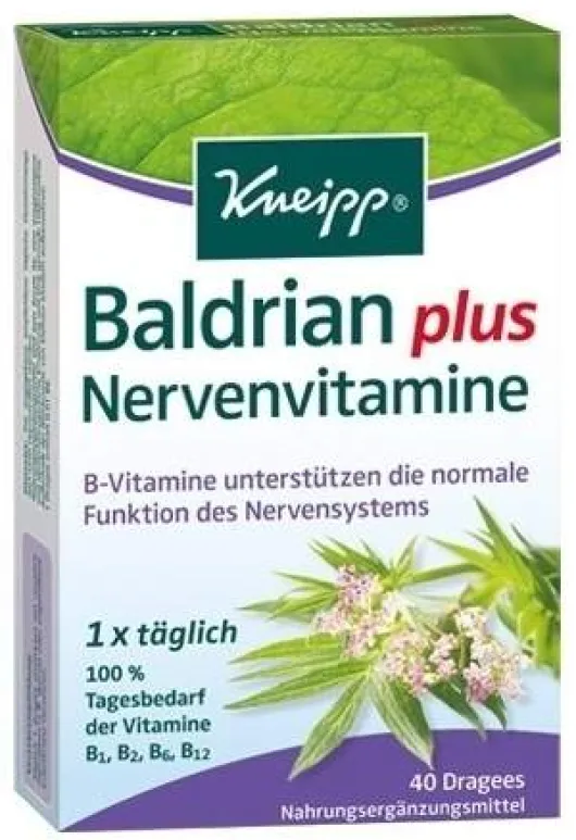 Kneipp Baldrian Plus Nervenvitamine 40 Dragees