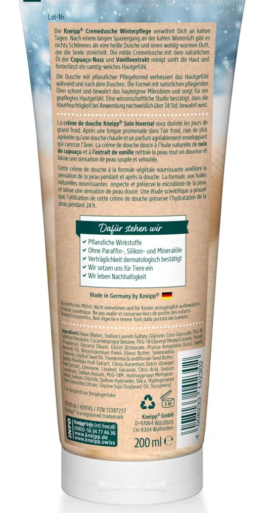 Kneipp Cremedusche Winterpflege 200 ml