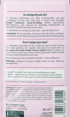 Kneipp hautzartes Creme-Öl-Peeling 40 ml