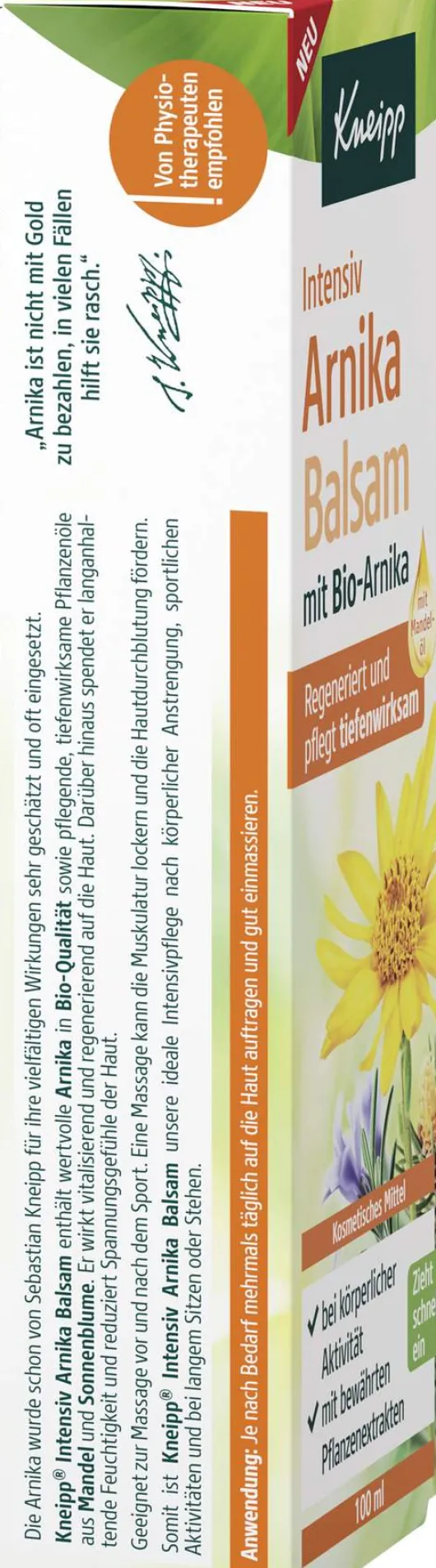 Kneipp Intensiv Arnika Balsam mit Bio-Arnika 100 ml
