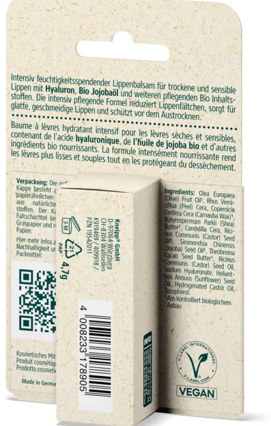 Kneipp Lippenpflege Hyaluron 4,7 G