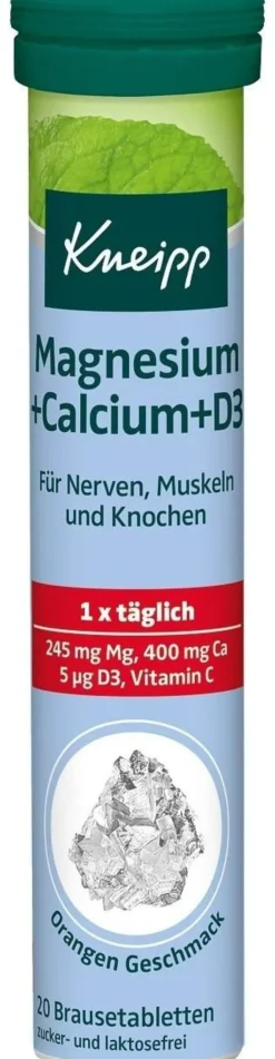 Kneipp Magnesium + Calcium + Vitamin D3 20 Brausetabletten