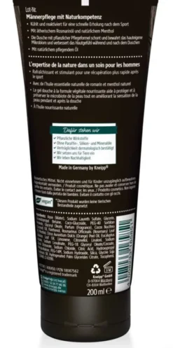 Kneipp Men 2in1 Dusche Sport 200 ml Duschgel