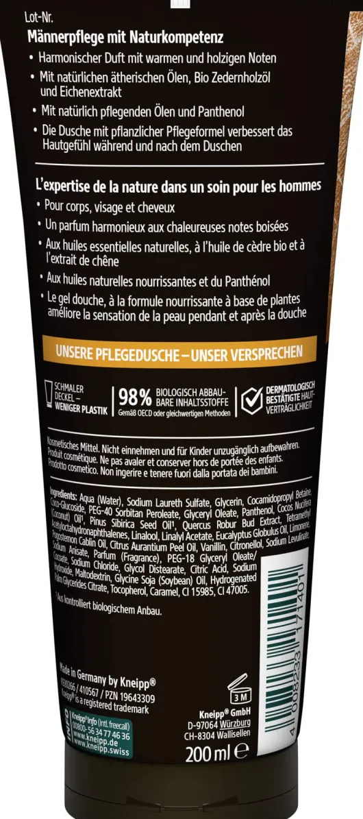 Kneipp Men 3in1 Pflegedusche Kraftvoll 200 ml