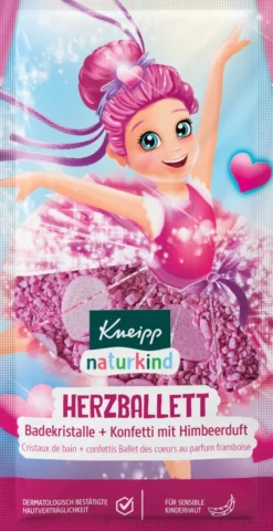Kneipp Naturkind Herzballett Badekristalle + Konfetti Mit...