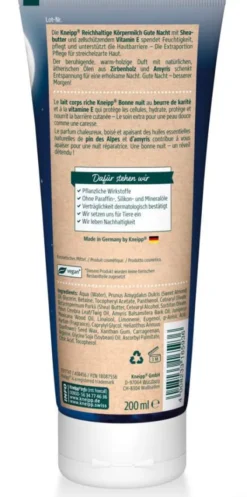 Kneipp Reichhaltige Körpermilch Gute Nacht 200 ml