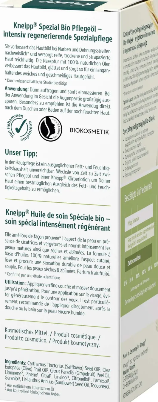 Kneipp Spezial Bio Pflegeöl 100 ml
