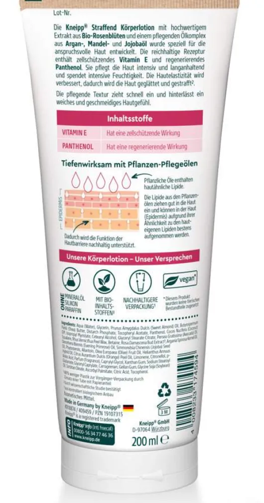 Kneipp Straffend Körperlotion 200 ml