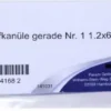Knopfkanüle Gerade Nr. 1 1,2 X 60 mm 1 Kanüle