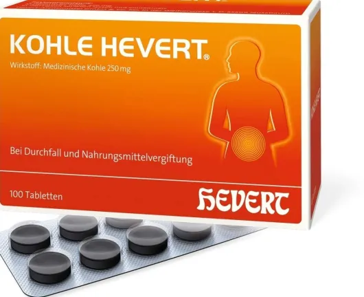 Kohle Hevert Tabletten 100 Stück