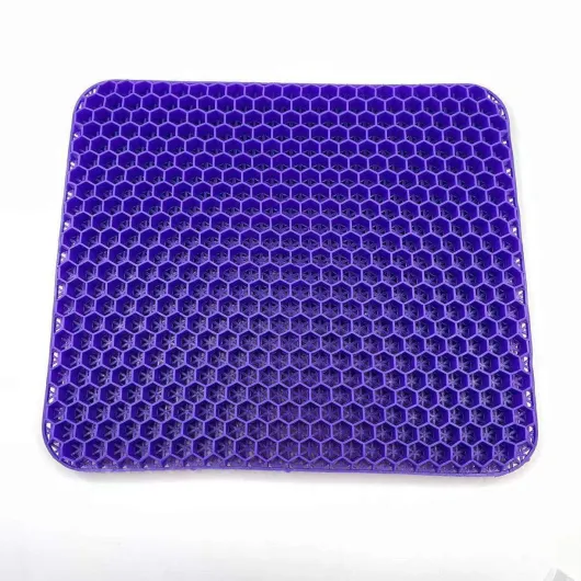 Komfort Gel-Sitzkissen Violett inkl. Bezug