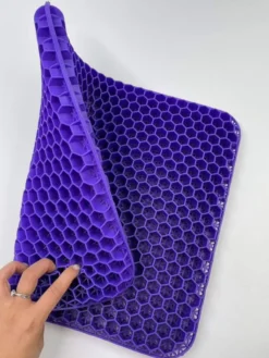 Komfort Gel-Sitzkissen Violett inkl. Bezug