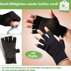 Komforthandschuhe mit Kupfer Vital Comfort 1 Paar Größe S-M