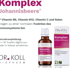 Komplex Johannisbeere Dr.Koll Gemmo Heckenrose 50 ml Tropfen