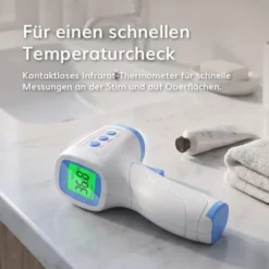 Kontaktlos Infrarot-Thermometer für Stirn und Oberflächen