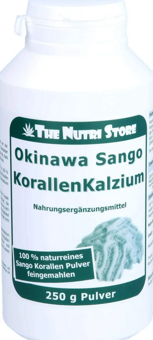 Korallen Kalzium 100% Rein Pulver 250g